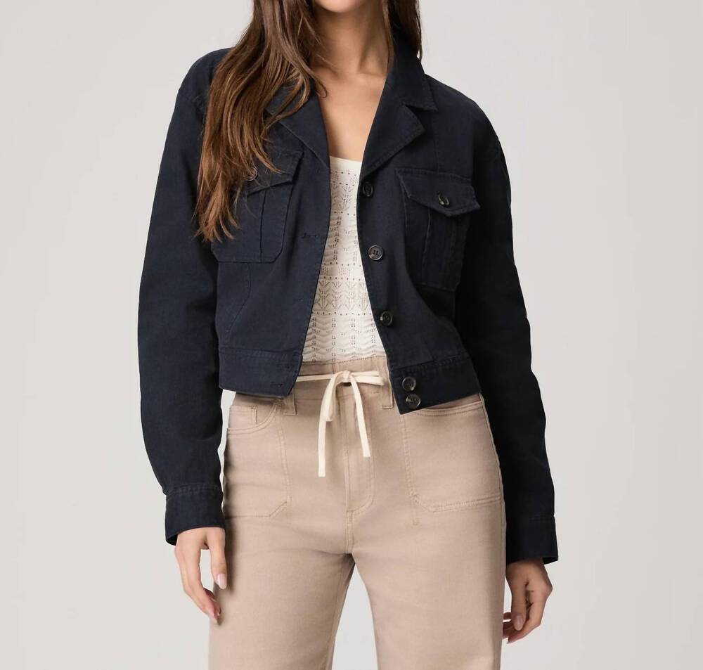 NEW PAIGE tamari jacket in deep navy